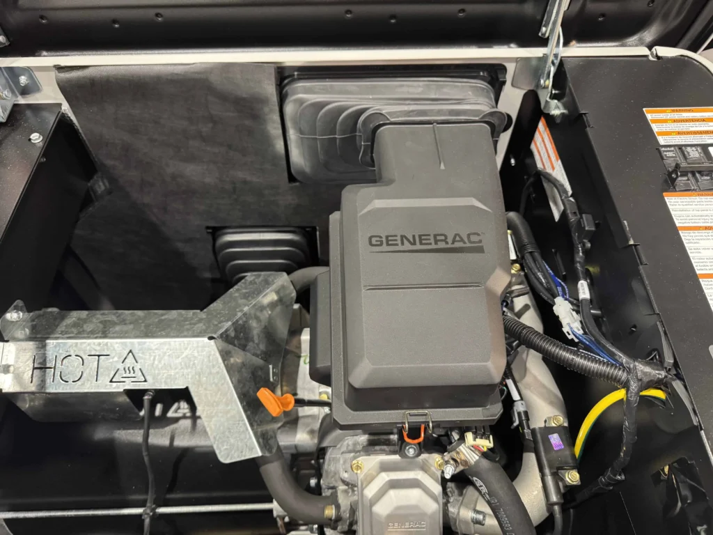 Generac generator engine installation