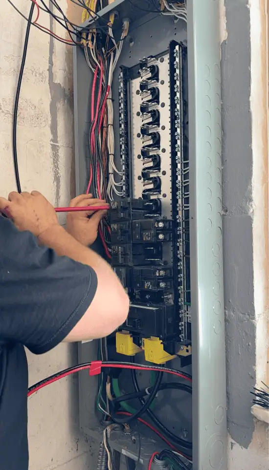 Residential electrical panel upgrade
