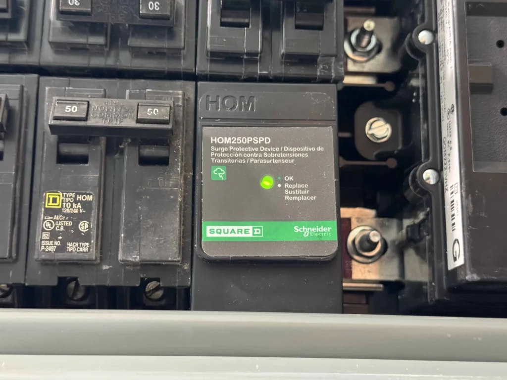 Whole-home surge protection